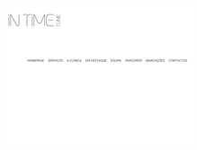 Tablet Screenshot of in-timeclinic.com